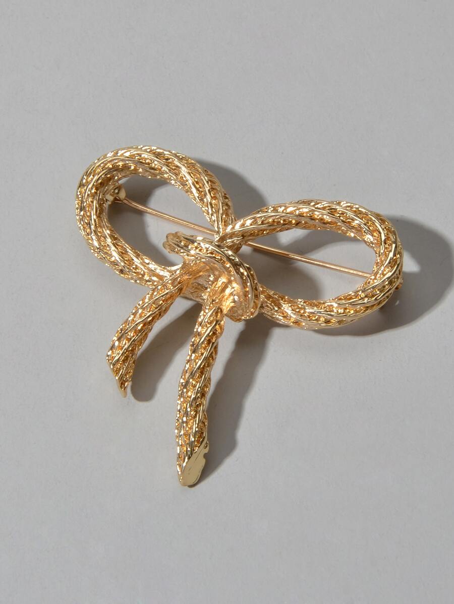 Gold Bow Pendant