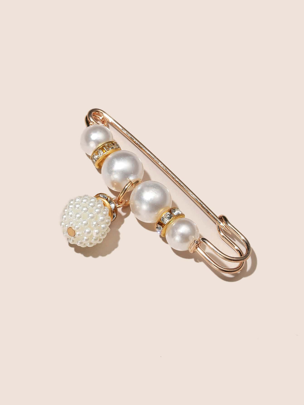 Pearl Ball Brooch