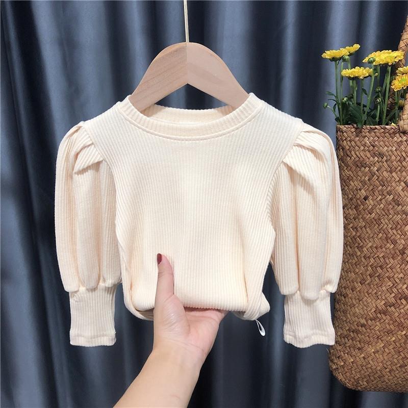 Girls Knit Sweater- Beige